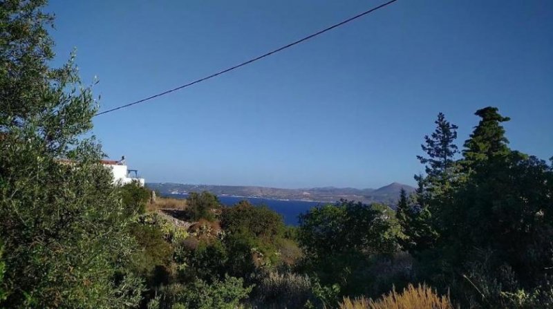 Kokkino Chorio MIT VIDEO: Kreta - Kokkino Chorio - großes Baugrundstück in der Mitte des Dorfes mit Meerblick zum Verkauf Grundstück kaufen